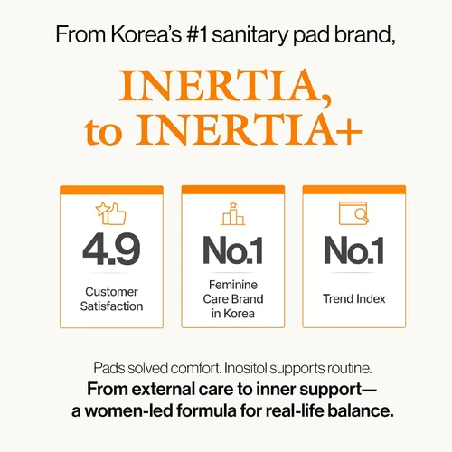 Vista 8 de INERTIA+ The Care Up-sorption INNERSITOL - Suplemento de inositol listo para beber para mujeres, 40:1 mio y D-quiro inositol, equilibrio hormonal