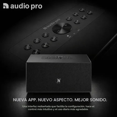 Vista 6 de Audio Pro C5 MkII W - WiFi & Bluetooth Multiroom Speaker - Black W-Gen Negro