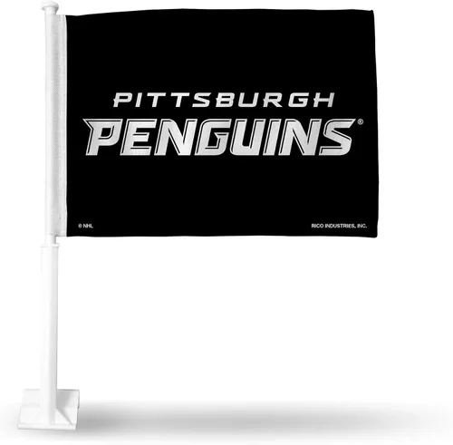 Vista 17 de Rico Industries Bandera de coche alternativa de doble cara de la NHL