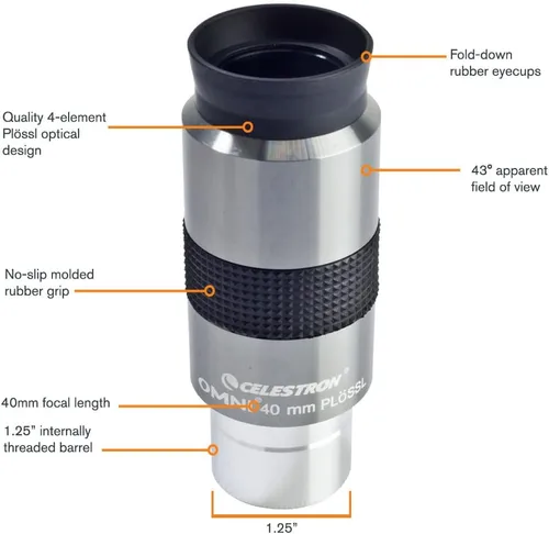 Vista 2 de Serie ocular Celestron Omni