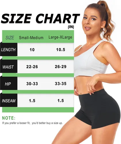 Vista 6 de NEW YOUNG Pantalones cortos de ciclismo para mujer, cintura alta, 3 pulgadas, suaves, para gimnasio, yoga, entrenamiento, glúteos, pantalones cortos