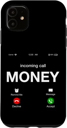 Vista 8 de Incoming Call Money is Calling Illustration Graphic Designs - Carcasa para iPhone 17