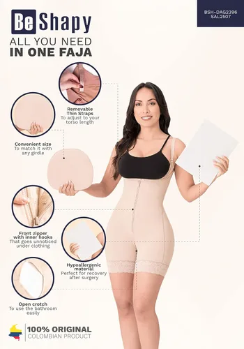 Vista 4 de Fajas Reductoras y Moldeadora Fajas para control de abdomen + 2 tablas abdominales