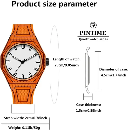 Vista 5 de FANMIS Reloj de pulsera para hombre, inspirado en el anime, minimalista, creativo, diseño de agujero de gusano, elegante y duradero, reloj deportivo