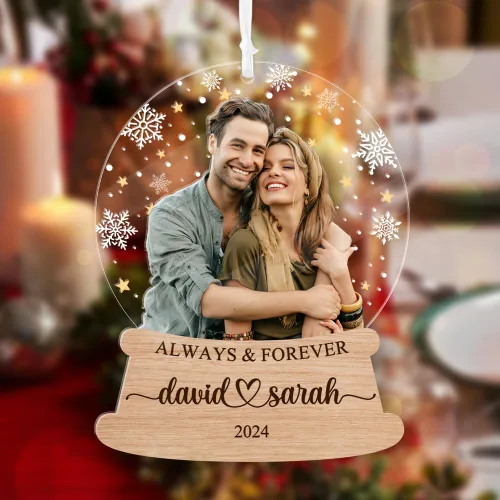 Vista 20 de Adorno personalizado para el primer aniversario, recuerdo romántico de corazón de cerámica con nombres y año, regalo para parejas, decoración única