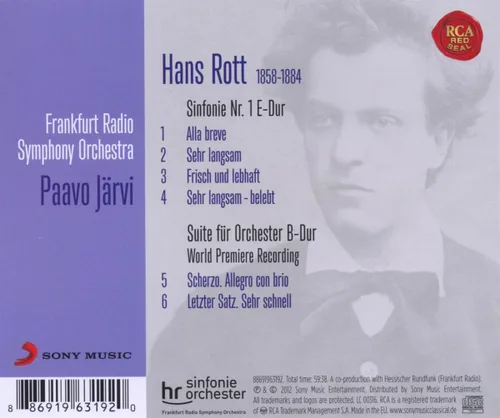 Vista 2 de Hans Rott: Symphony No. 1Suite For Orchestra