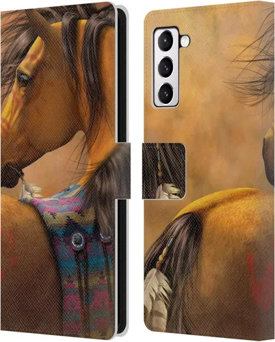 Vista 269 de Head Case Designs Officially Licensed Laurie Prindle A Morgan Christmas Western Stallion Leather Wallet Case Compatible with Samsung Galaxy A07 4G
