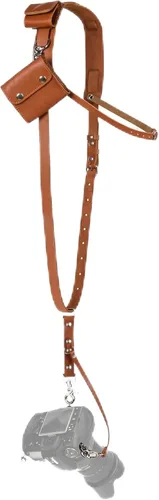 Vista 11 de C Coiro Leather Camera Strap Crossbody for DSLR, Mirrorless – Secure Dual Mount, Quick Release for Professional Photography Negro