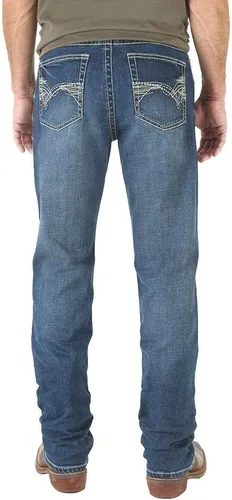 Vista 23 de Wrangler Jeans retro ajustados de pierna recta para hombre