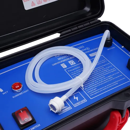 Vista 6 de Limpiador de vapor de mano de 1700 W, limpiador de vapor a presión de 110 V 3-5 bar, limpiador de vapor portátil resistente 3 en 1 para auto