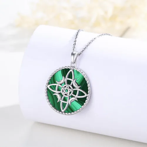Vista 5 de Collar de nudo de brujas para mujer