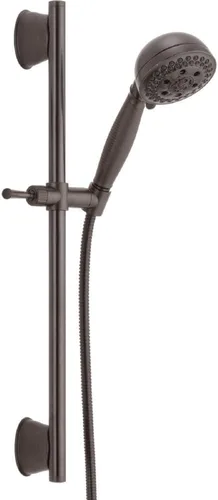 Vista 4 de DELTA FAUCET 51559-CZ, barra deslizante de bronce champán ducha de mano