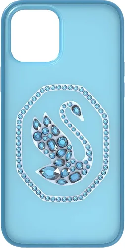 Vista 13 de SWAROVSKI Signum - Funda para teléfono inteligente, iPhone 13 Pro Max, cristales azules azul (Blue Crystals)