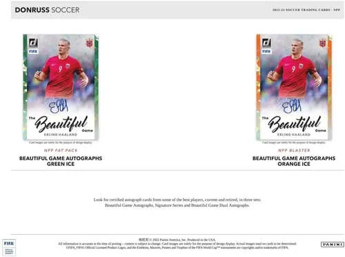 Vista 6 de 2022-23 Panini Donruss Soccer Paquete Jumbo de Valor (25 Tarjetas)