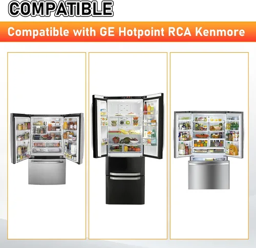 Vista 4 de WR60X10209 Motor de ventilador de condensador de refrigerador, repuesto para GE, Hotpoint, Kenmore, RCA, reemplaza WR60X10155 WR60X10042 WR60X10053