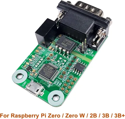 Vista 6 de Módulo convertidor USB CAN para Raspberry Pi 5/4/Pi3B+/Pi3/Pi Zero (W)/Jetson Nano/Tinker Board y cualquier placa única Soporte de computadora