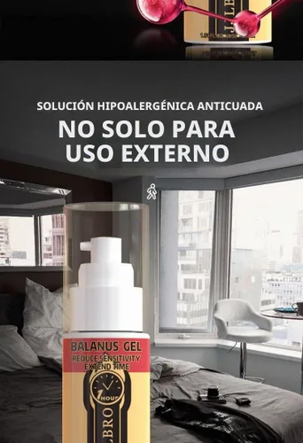 Vista 3 de JJLBRO Gel Balanus largo para hombre, el mejor rociador para una larga duración