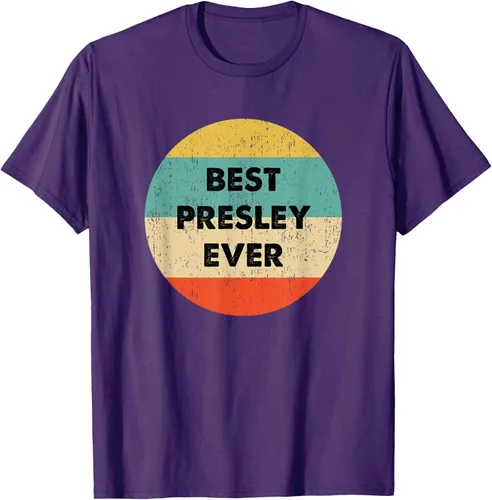 Vista 69 de Camiseta Presley Name, Negro, S