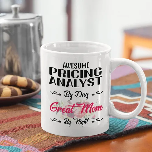 Vista 7 de Regalo del día de la madre de hija, hijo a mamá Taza de cerámica blanca de 11 oz, 15 oz - Analista Administrativo
