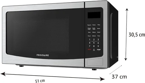 Vista 8 de FRIGIDAIRE Horno de microondas de acero inoxidable, multifunción, programable, 1.1 pies cúbicos 1000 vatios