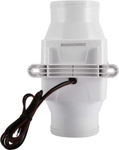Vista 5 de Yaegoo Marine Boat - Soplador de aire de sentina en línea de 3" DC 12V 130 CFM