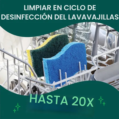 Vista 8 de Scotch-Brite - Esponja resistente para restregar, 12 esponjas de cocina, diseñada para desastres difíciles en la cocina, dura 3 veces más*, mejor