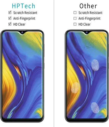 Vista 2 de Protector de pantalla para Samsung Galaxy A20, vidrio templado, fácil de instalar, sin burbujas, paquete de 2
