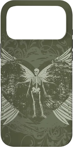 Vista 22 de Y2K Grunge Aesthetic Alt Goth Fairy Skeleton Wings Case for iPhone 17