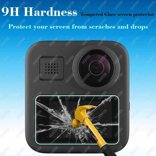 Vista 5 de ULBTER Protector de pantalla para cámara GoPro MAX/Max 2025 360 [no para Max 2] + cubierta de tapa de lente [2 + 3 paquetes], protector de vidrio