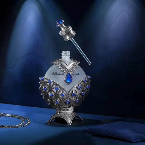 Vista 6 de Khadlaj Hareem Al Sultan Blue - Aceite de perfume concentrado para unisex, 1.18 onzas