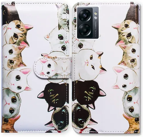 Vista 27 de Bcov Funda para OnePlus Nord N300 5G, diseño de pájaro negro y verde con tapa para teléfono con ranura para tarjeta y soporte para OnePlus Nord N300