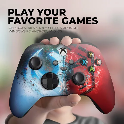 Vista 4 de DreamController Original Xbox Wireless Controller Special Edition Customized Compatible with Xbox One SX, Xbox Series XS & Windows 10 Made with