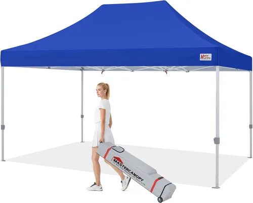 Vista 12 de MASTERCANOPY - Toldo plegable estilo tienda de campaña de 10 x 10 pies, de montura instantánea y para uso comercial, con una bolsa con ruedas