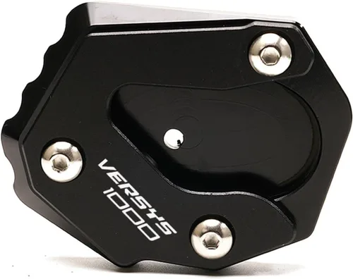 Vista 7 de YESKIT Aluminio CNC para Kawasaki VERSYS 1000 VERSYS1000 2015-2022 Soporte lateral de pie de motocicleta Placa de soporte de extensión (Color : gris)