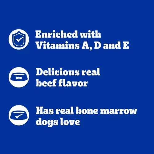 Vista 2 de PEDIGREE MARROBONE - Galleta crujiente para perros con sabor a carne real, 24 oz. Paquete de 8