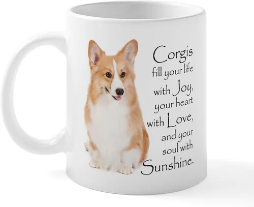 Vista 2 de CafePress Pembroke Corgi - Taza de café de cerámica, taza de té, 11 onzas