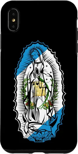 Vista 11 de Funda para iPhone 16 Virgen de Guadalupe con bandera de Guatemala