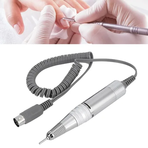 Vista 3 de 35000RPM - Taladro de uñas eléctrico con conector de 5 pines, mango de taladro de uñas, conector de pieza de mano para manicura y pedicura