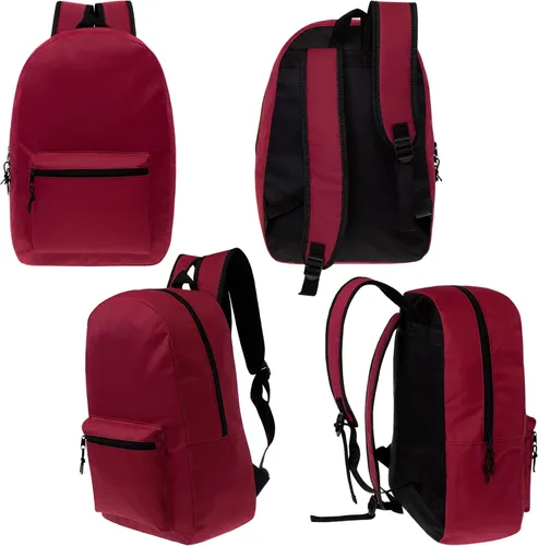 Vista 4 de Mochila de 17 pulgadas con kit de suministros escolares de 24 piezas estudiantes, profesores, aulas