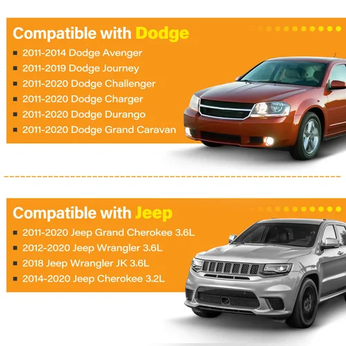 Vista 3 de MS97204 MS97205 Juego de juntas de colector de admisión para Jeep de 3.6L Compatible con Wrangler Grand Cherokee, Chrysler 200 300, Dodge