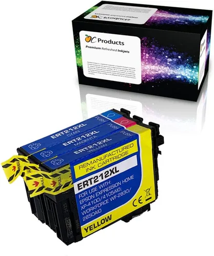 Vista 6 de Cartucho de tinta remanufacturado de repuesto para Epson 212 212XL para XP-4100 XP-4105 WF-2830 WF-2850 Paquete de 4
