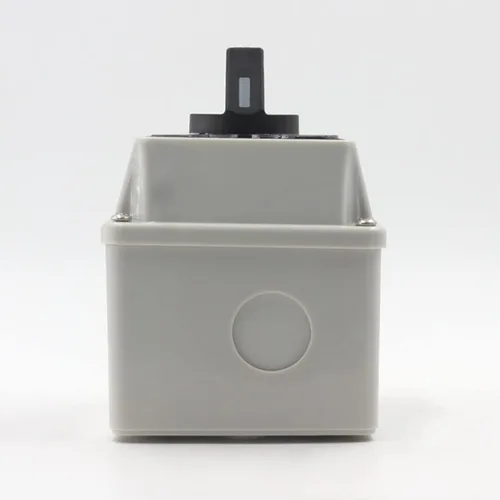 Vista 4 de 1 interruptor selector de cambio universal, con caja impermeable, interruptor de alimentación dual, 3 posiciones, 4 terminales, interruptor