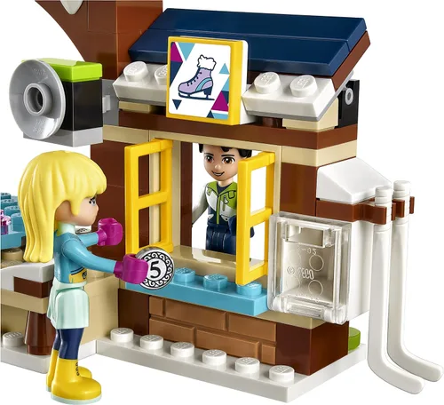 Vista 8 de LEGO Friends Snow Resort Ice Rink 41322 Kit de construcción (307 piezas)