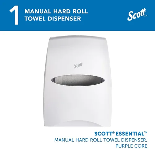 Vista 2 de Scott Professional Dispensador manual de toallas de papel de rollo duro (46254)