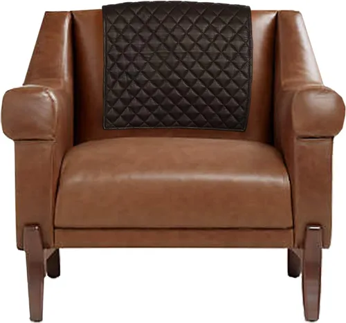 Vista 18 de LL LEATHER LOVERS Funda de cuero para reposacabezas de silla reclinable, sofá, sofá biplaza, protector de muebles, funda para asiento de teatro