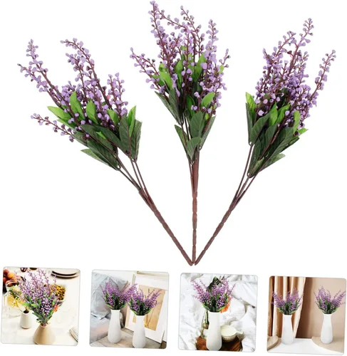 Vista 9 de Levemolo Rtificial Plants - Paquete de 3 enredaderas falsas para decoración de bodas, proyectos de bricolaje y adornos para el hogar