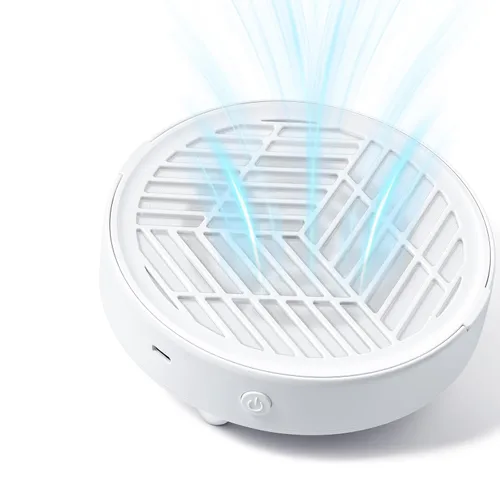 Vista 8 de Mini colector de polvo de uñas portátil con 10 filtros, potente ventilador profesional de uñas, colector de polvo, máquina de succión para uñas