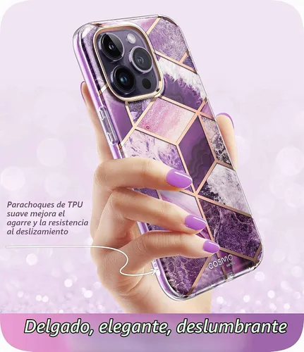 Vista 4 de i-Blason Funda para iPhone 14 Pro de 6.1 pulgadas con protector de pantalla Ameth