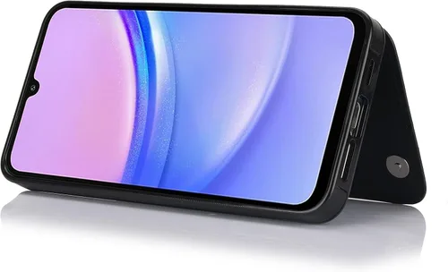 Vista 6 de Asuwish Funda de teléfono para Samsung Galaxy A15 5G/4G con protector de pantalla de vidrio templado, tarjetero con soporte para tarjeteros, soporte