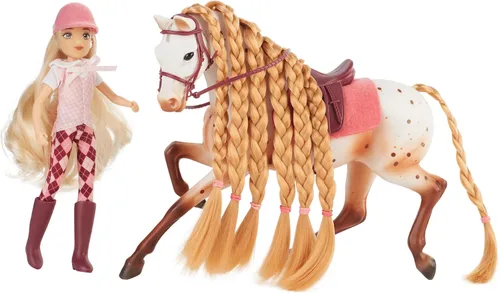 Vista 3 de Breyer Serie Horses Freedom Tess & Birdie- Caballo inglés y jinete Modelo # B-FS-10652